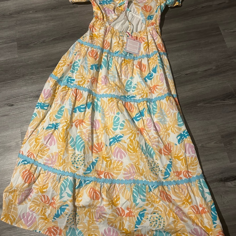 Marie Tropical Print women dress